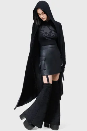 High Shine Layered Design Venomyst Skirt