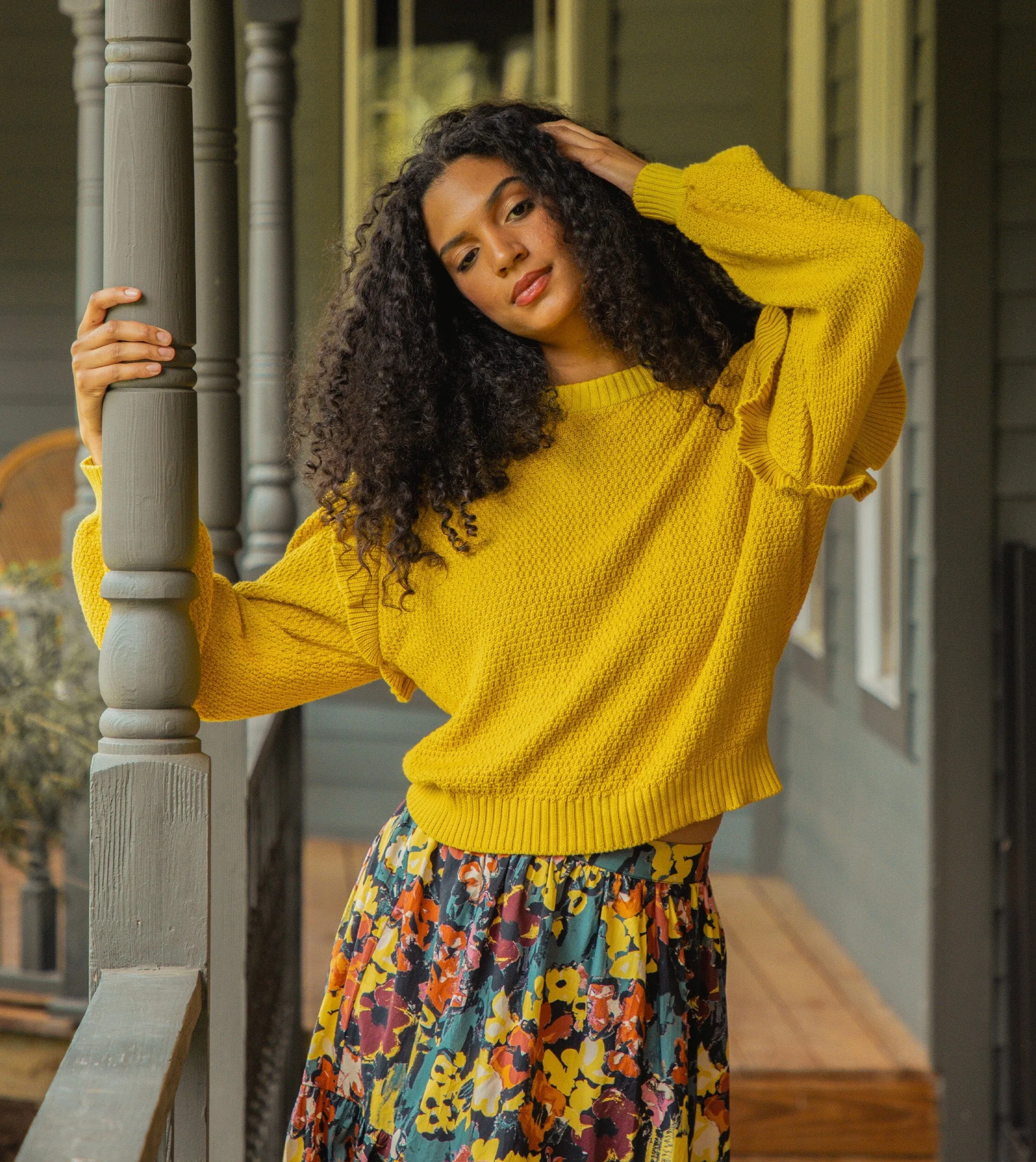 Natural Feel Yara Sweater - Citrine