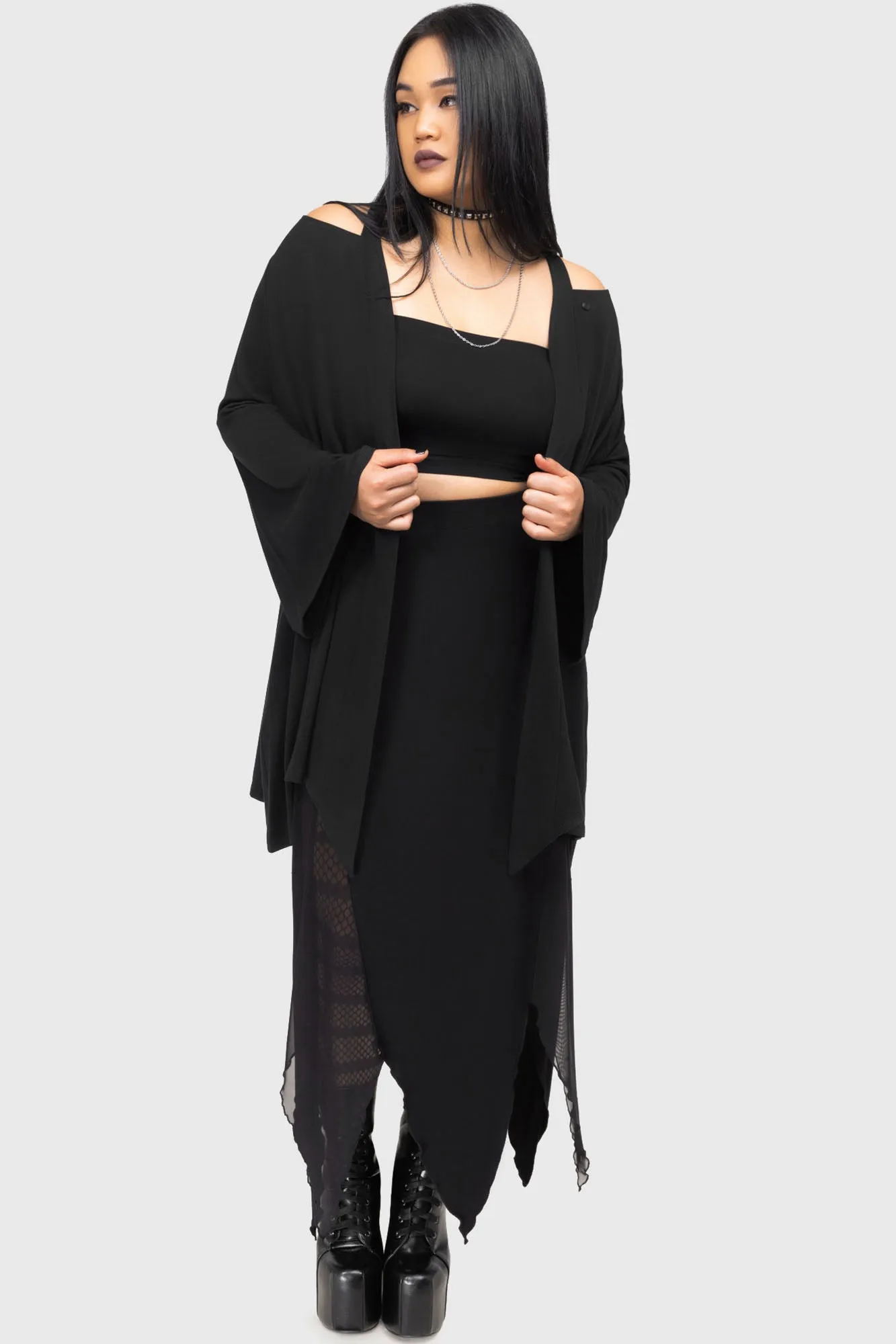 Zip Pockets Flexible Layer System Verdigris Cloak