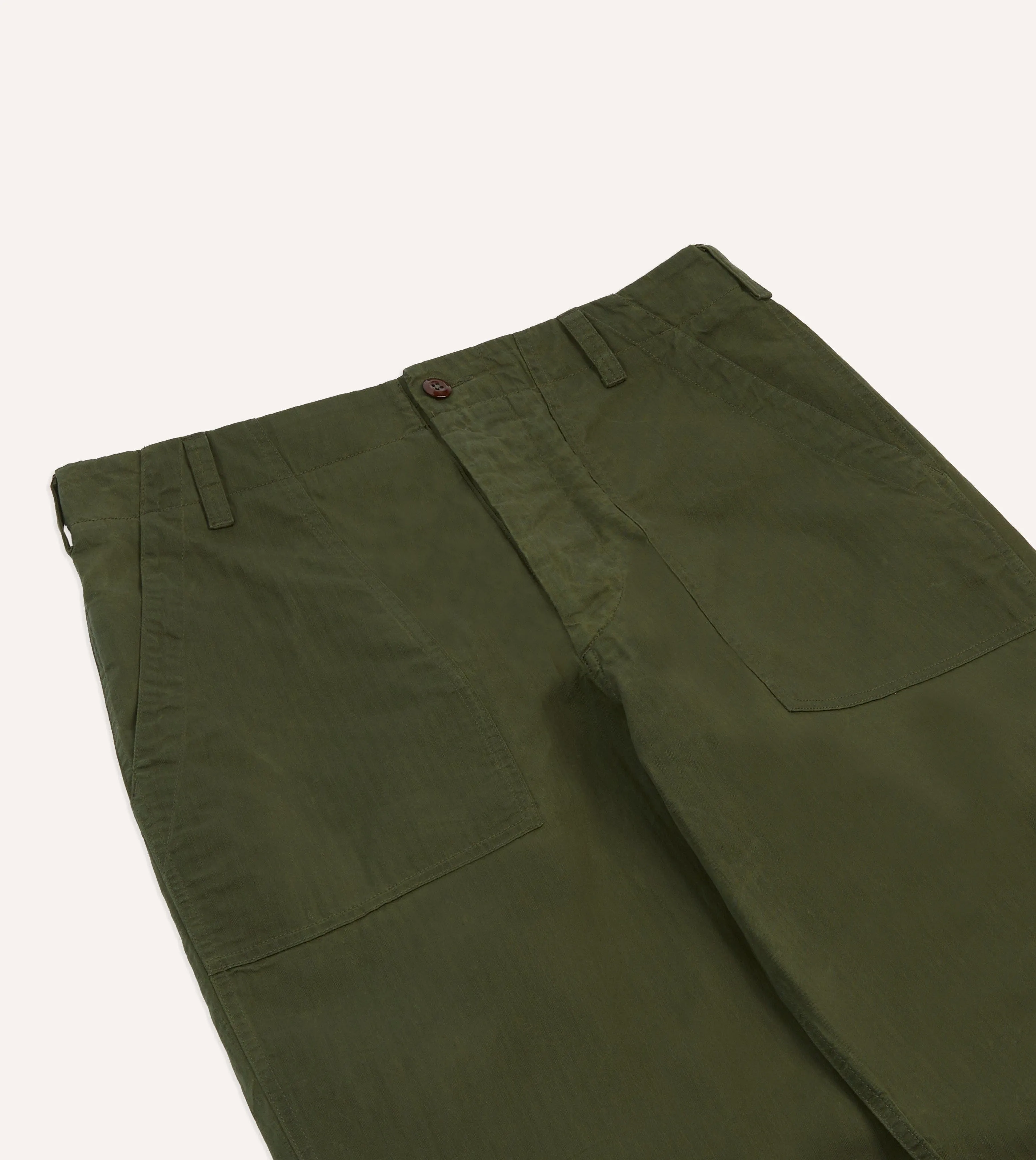 Non Irritating Tags Rubberized grip Drake??s and New Balance Waxed Herringbone Cotton Games Trousers