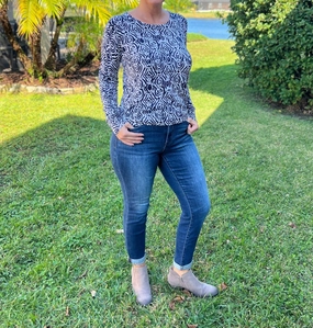 Katie Sweater In Waterdrops Fashionable Look Classic Winter
