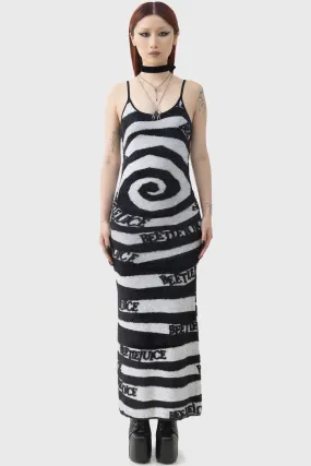 Vertigo Spiral Knitted Maxi Dress Perfect Layers