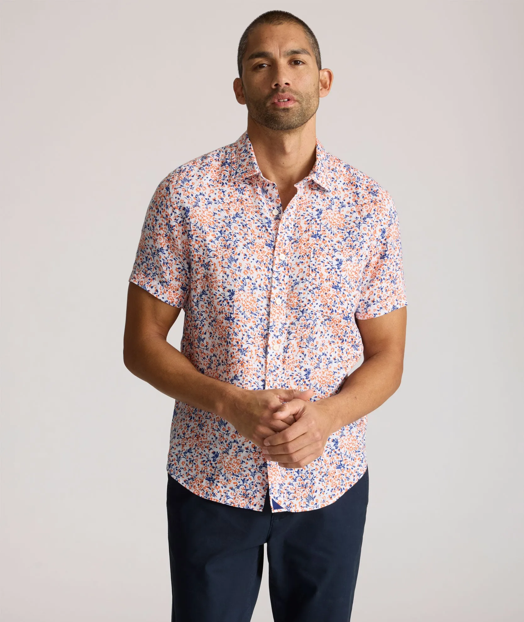Linen Short-Sleeve Ellsworth Shirt Smart Look Graduation Attire