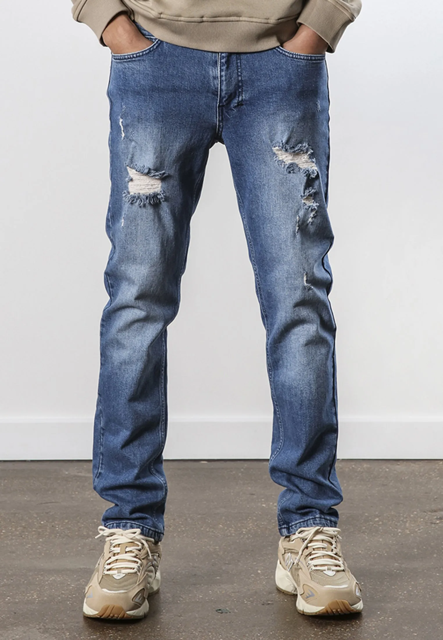 SeamlessConstruction VICIOUS JEANS RIPPER BLUE