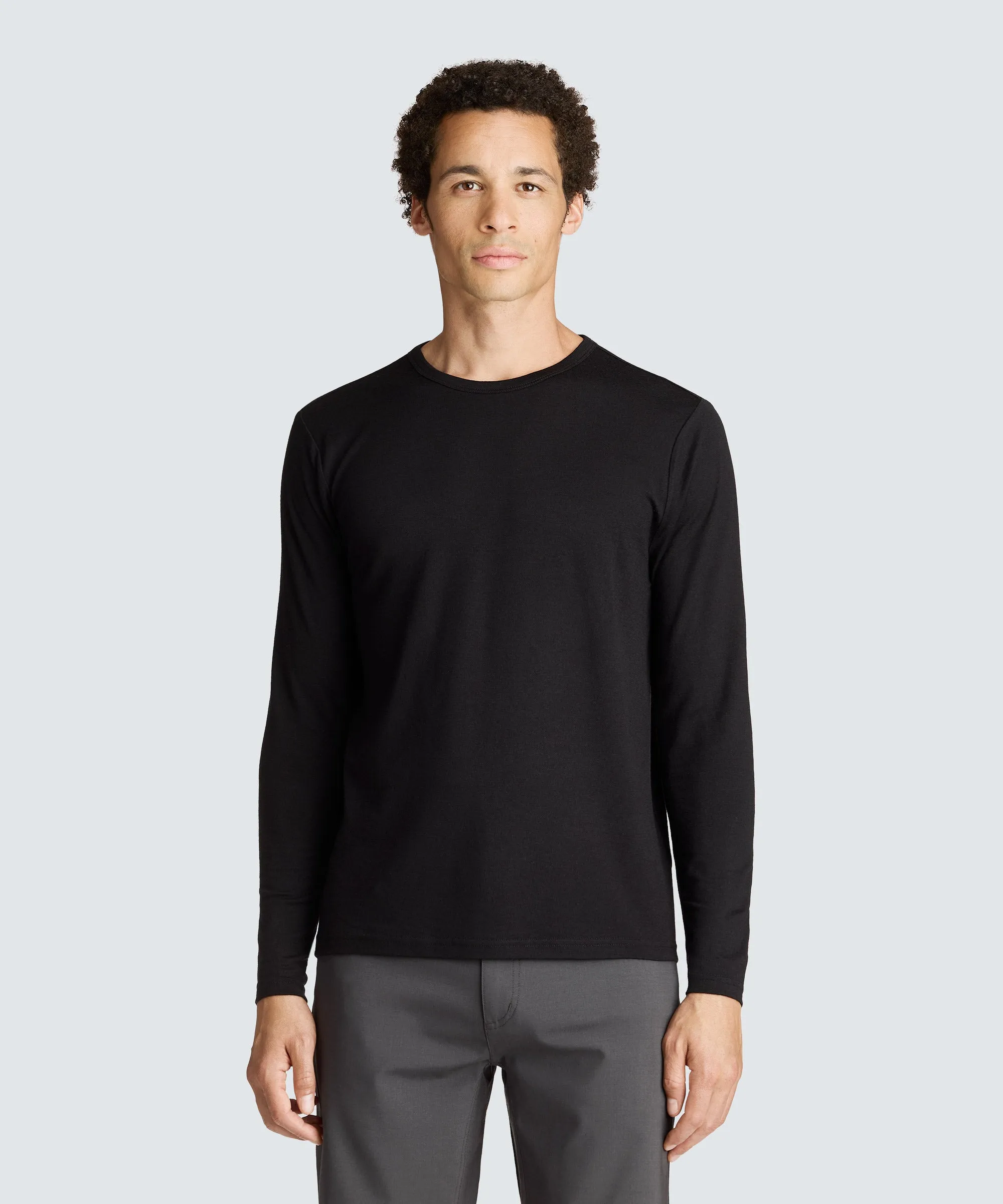 Men's Long Sleeve Merino Crew Studying Toy
