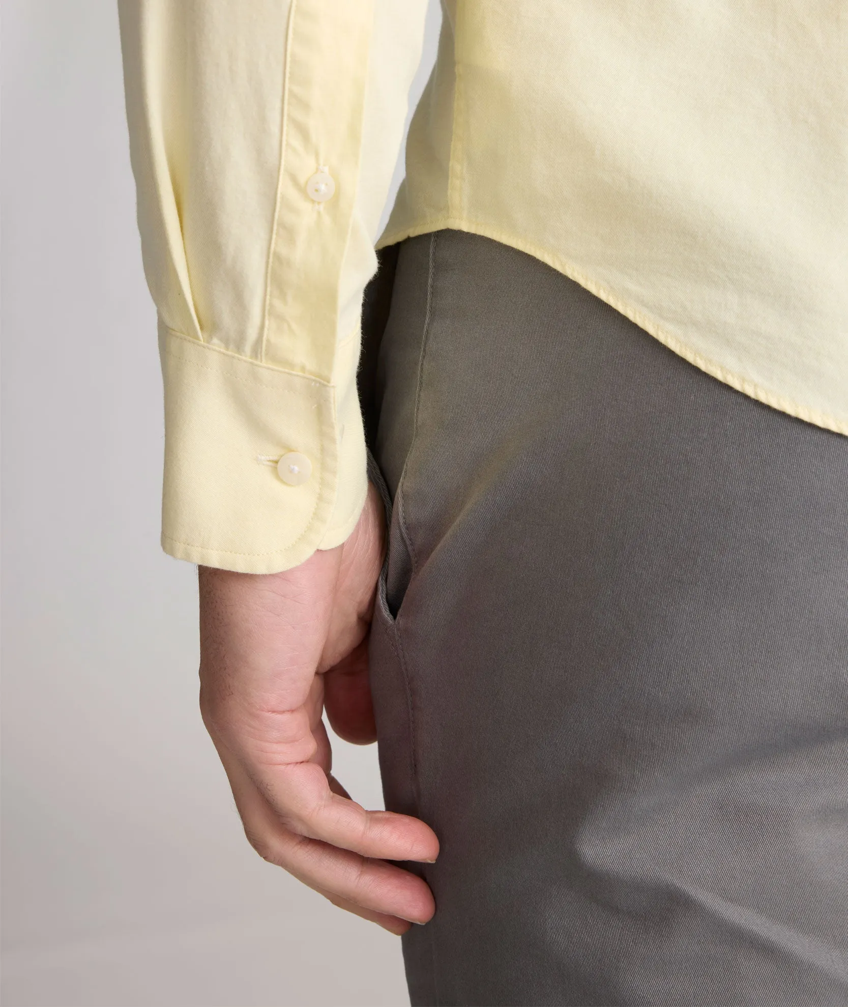 tailored look Multi Layer Stitching Vintage Wash Farnsworth Shirt