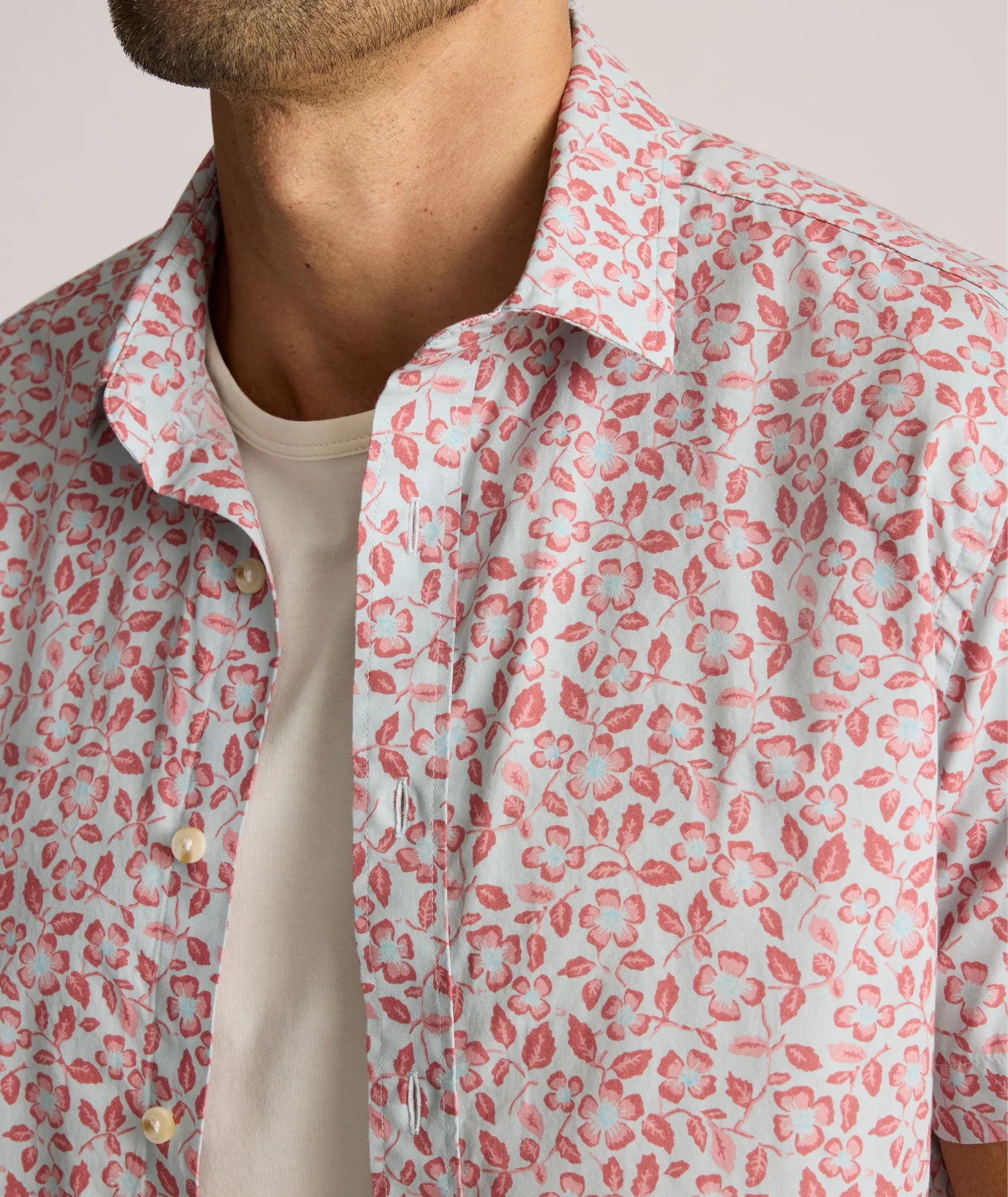 Vintage Wash Short-Sleeve Buchanan Shirt Non Iron Spring Collection