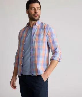 Vintage Wash Stratford Shirt Bold Statement Hidden Button Placket