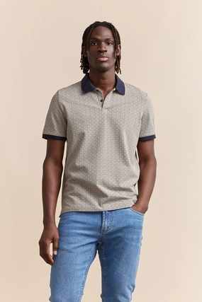 Classic Style Elegant Style Vintage print polo