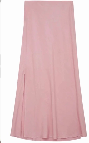 Viscose Satin Skirt In Ballet Reinforced Pockets