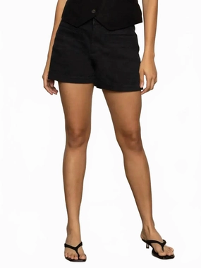 Voyage Shorts In Black Casual Clothing Flexible Waistband