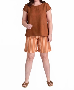Wanderlust Shorty In Desert Stripe Extended Inseam Options