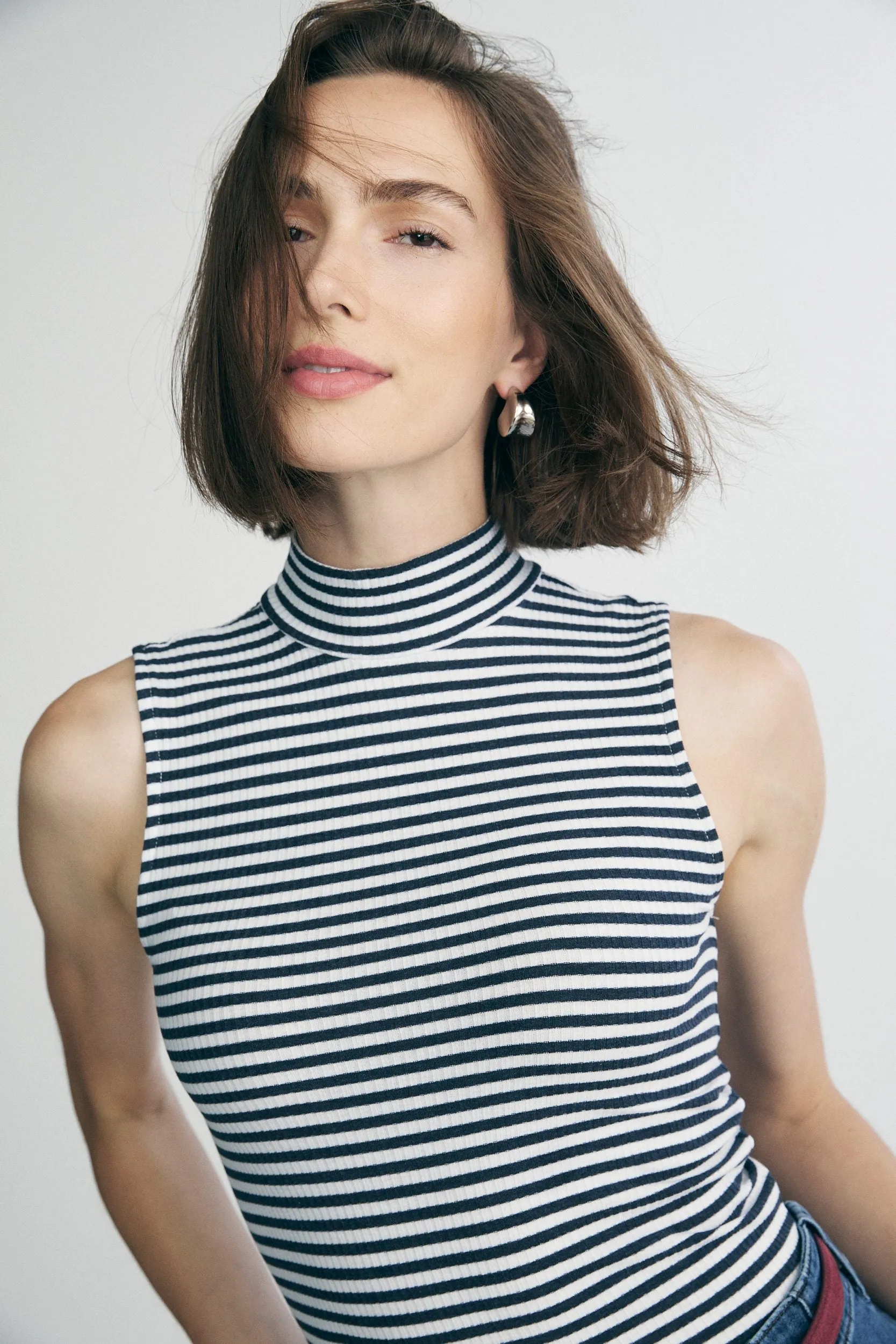 Mock neck top Cozy Layering