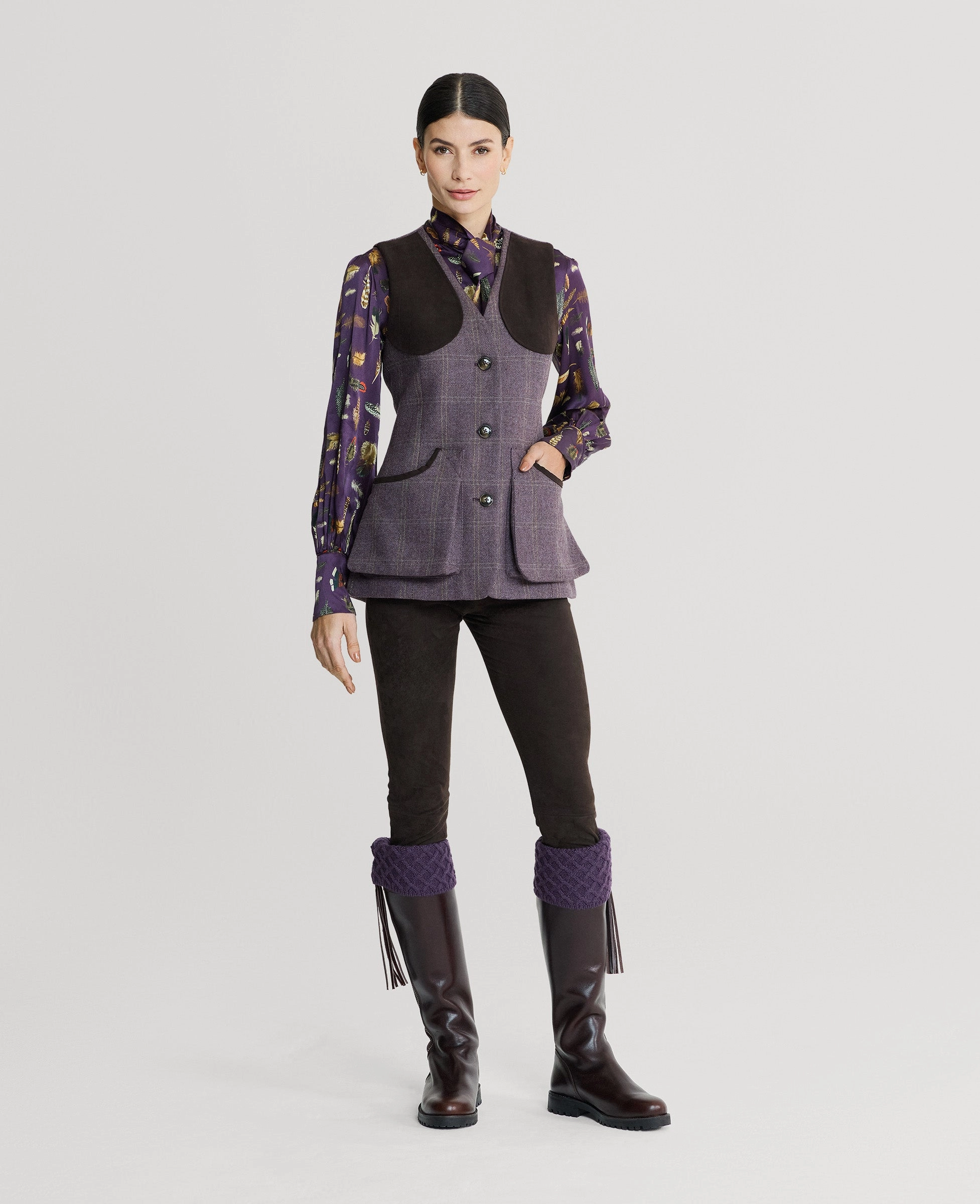 Soho Suede Stretch Leggings Commuter Ready