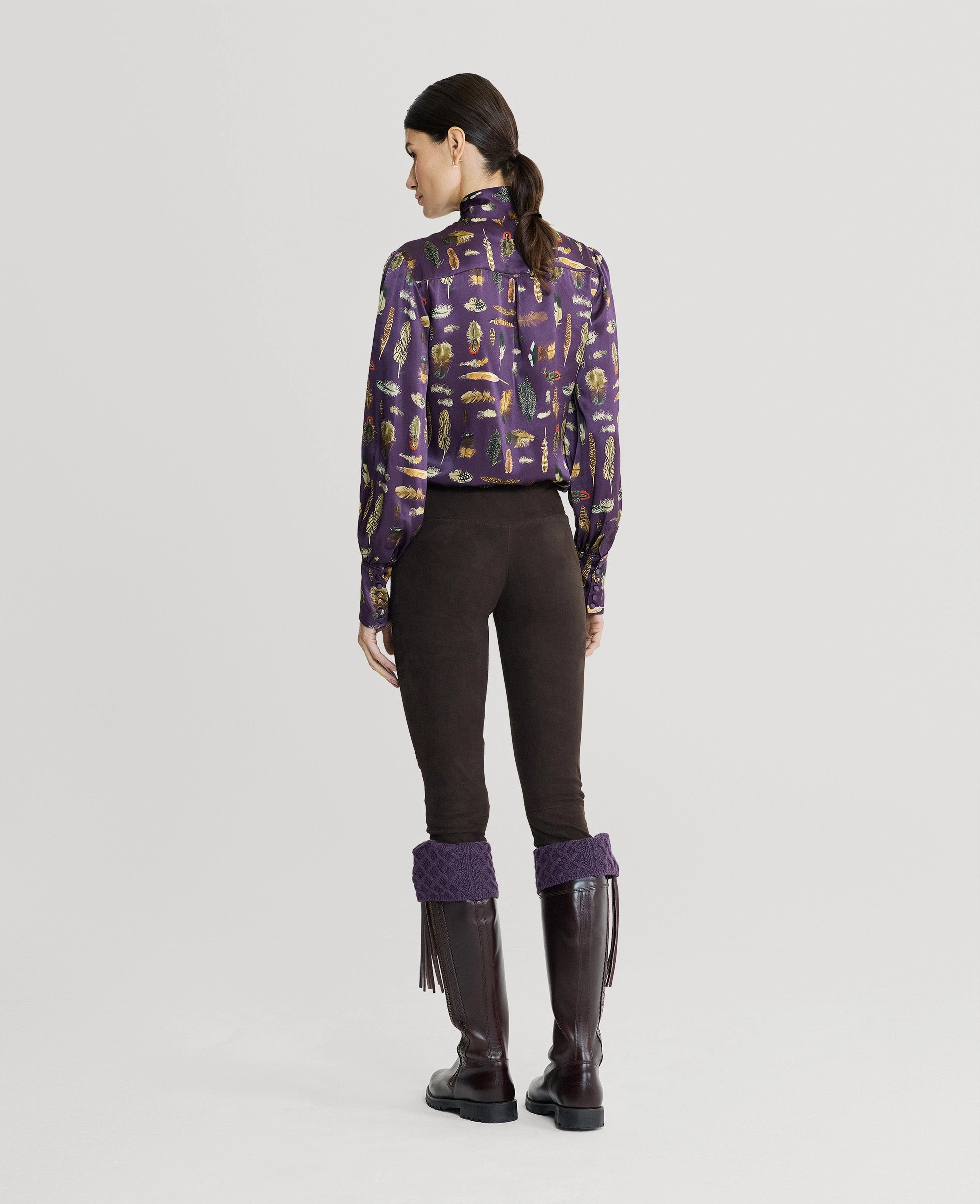 Soho Suede Stretch Leggings AbrasionGuardTape TemperatureRegulation