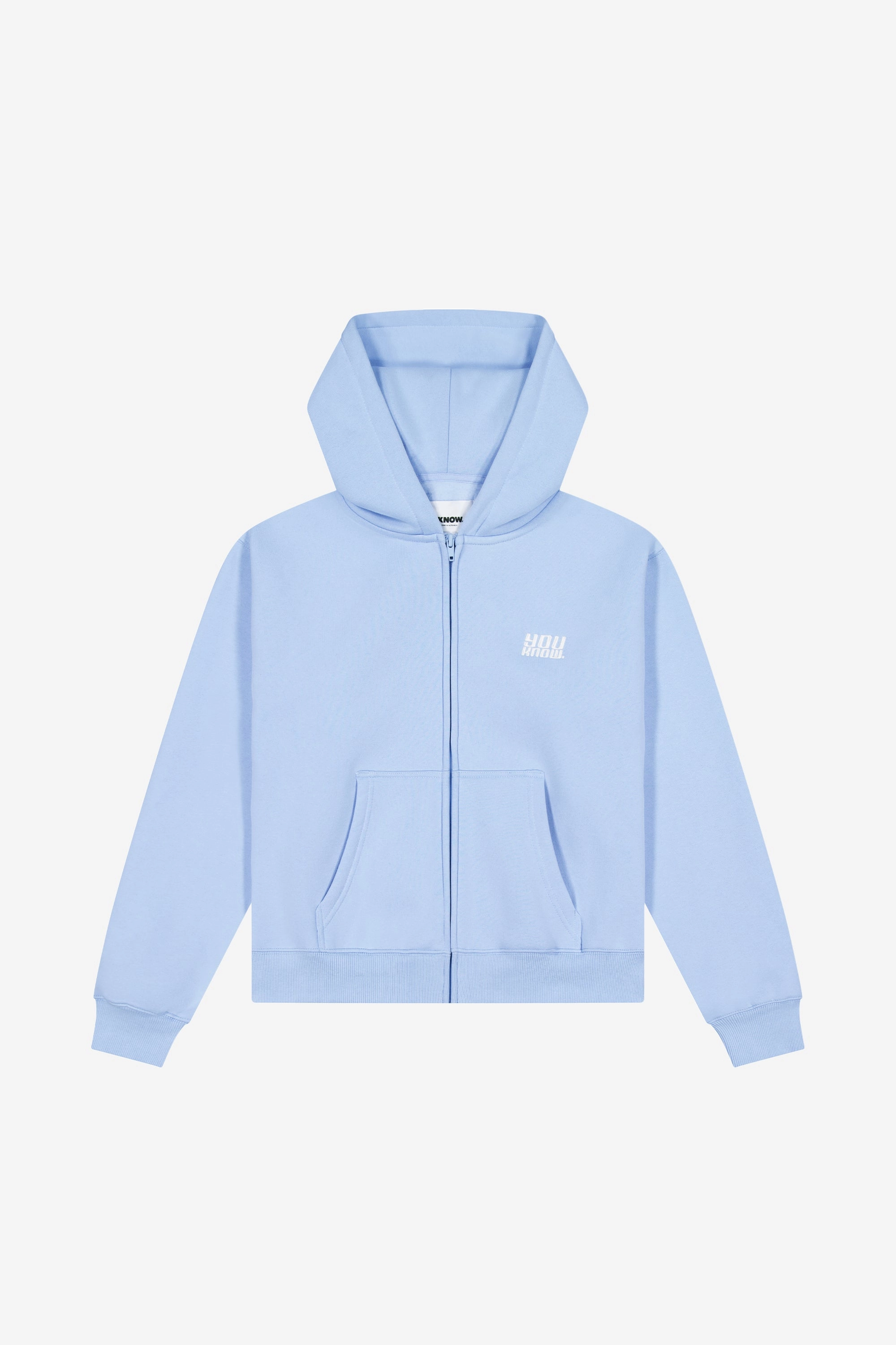 WARM UP ZIP UP HOODIE | Blue Hidden Pocket Urban Fashion