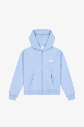 WARM UP ZIP UP HOODIE | Blue All Day Wear Mountain Climbing