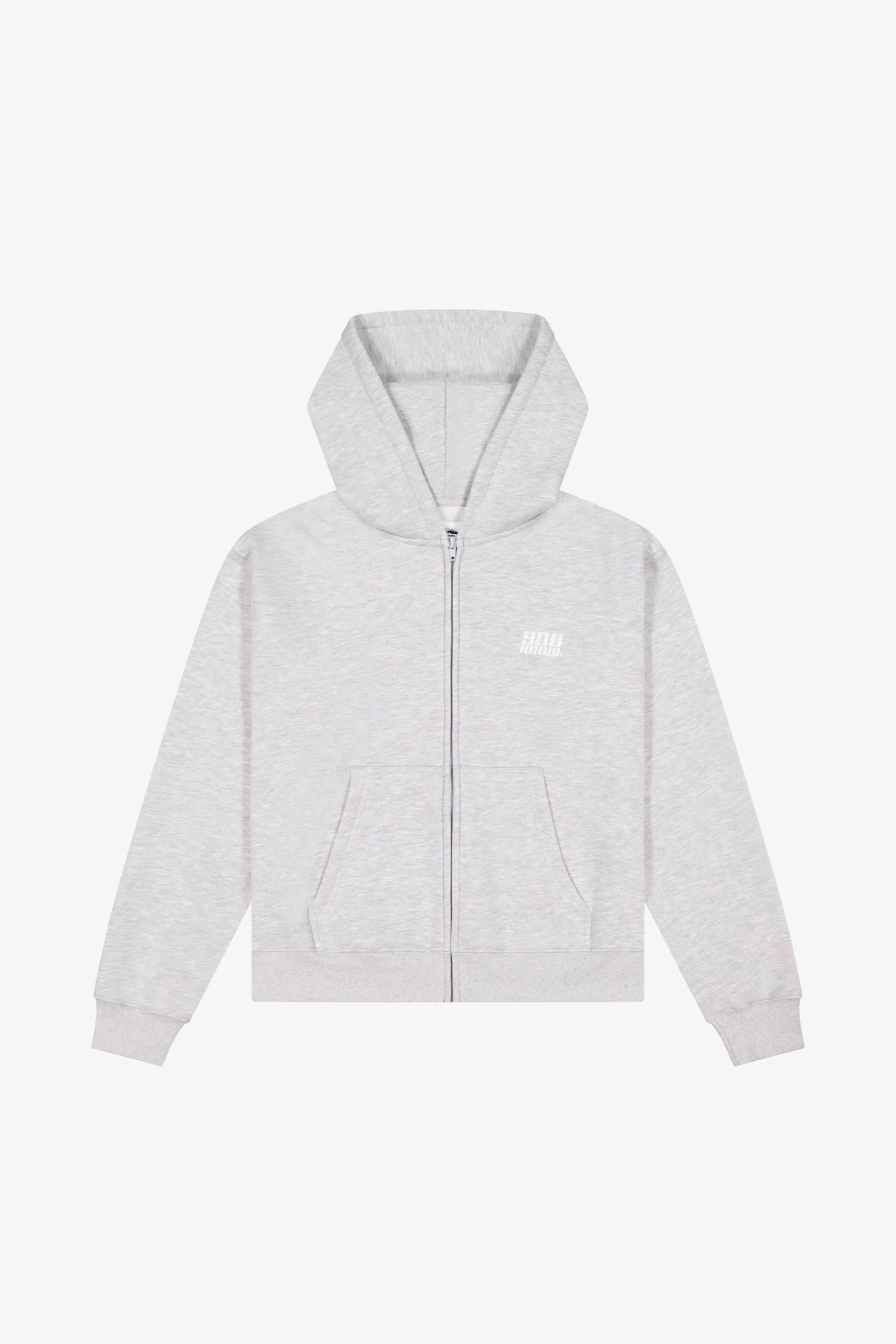 LGBTQ  fashion Fashion Vibe WARM UP ZIP UP HOODIE | Grey