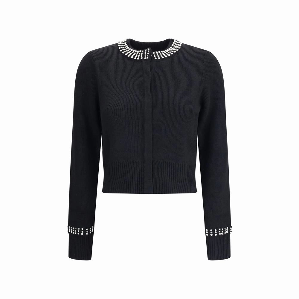 PINKO Rhinestone Women's Cardigan Relaxed Layers Sustainable Production Certified