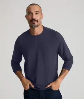 EcoSoft? Long-Sleeve Tee discount offer Reinforced Hemline