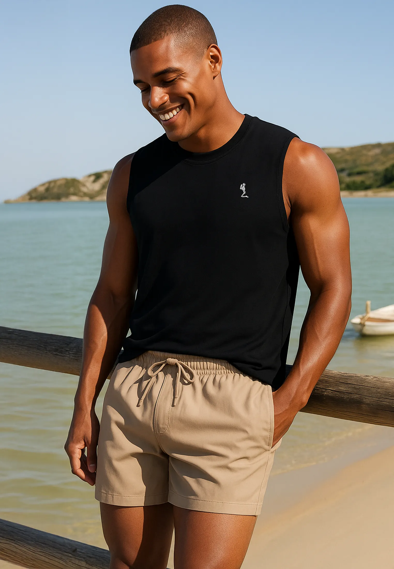 CUTAWAY VEST BLACK Sleep