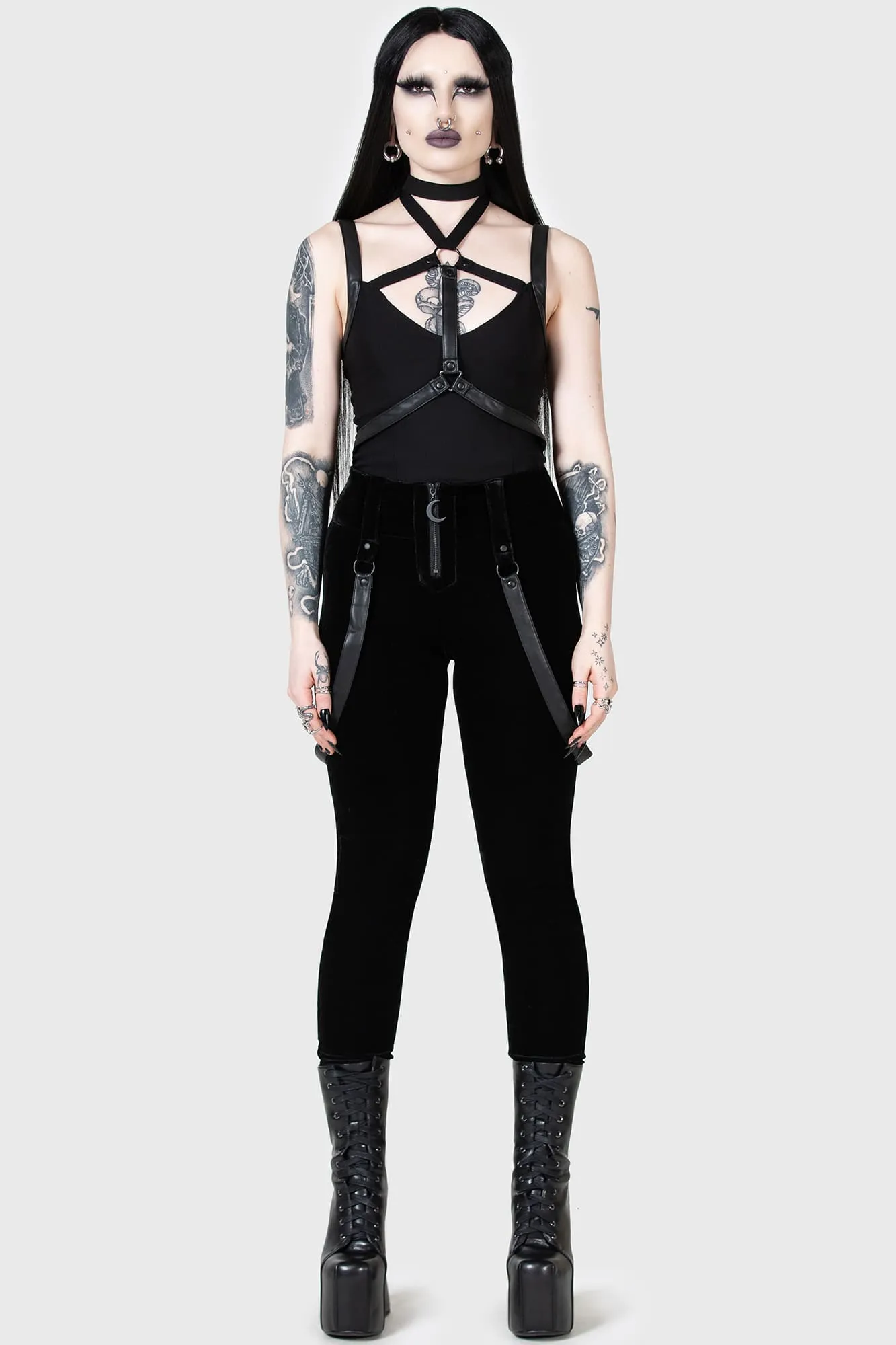 Moon City Trousers Roomy Shape Simple Silhouette