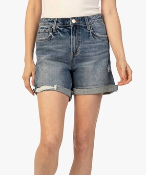 Trend Essential Taylor High Rise Shorts In Assembled
