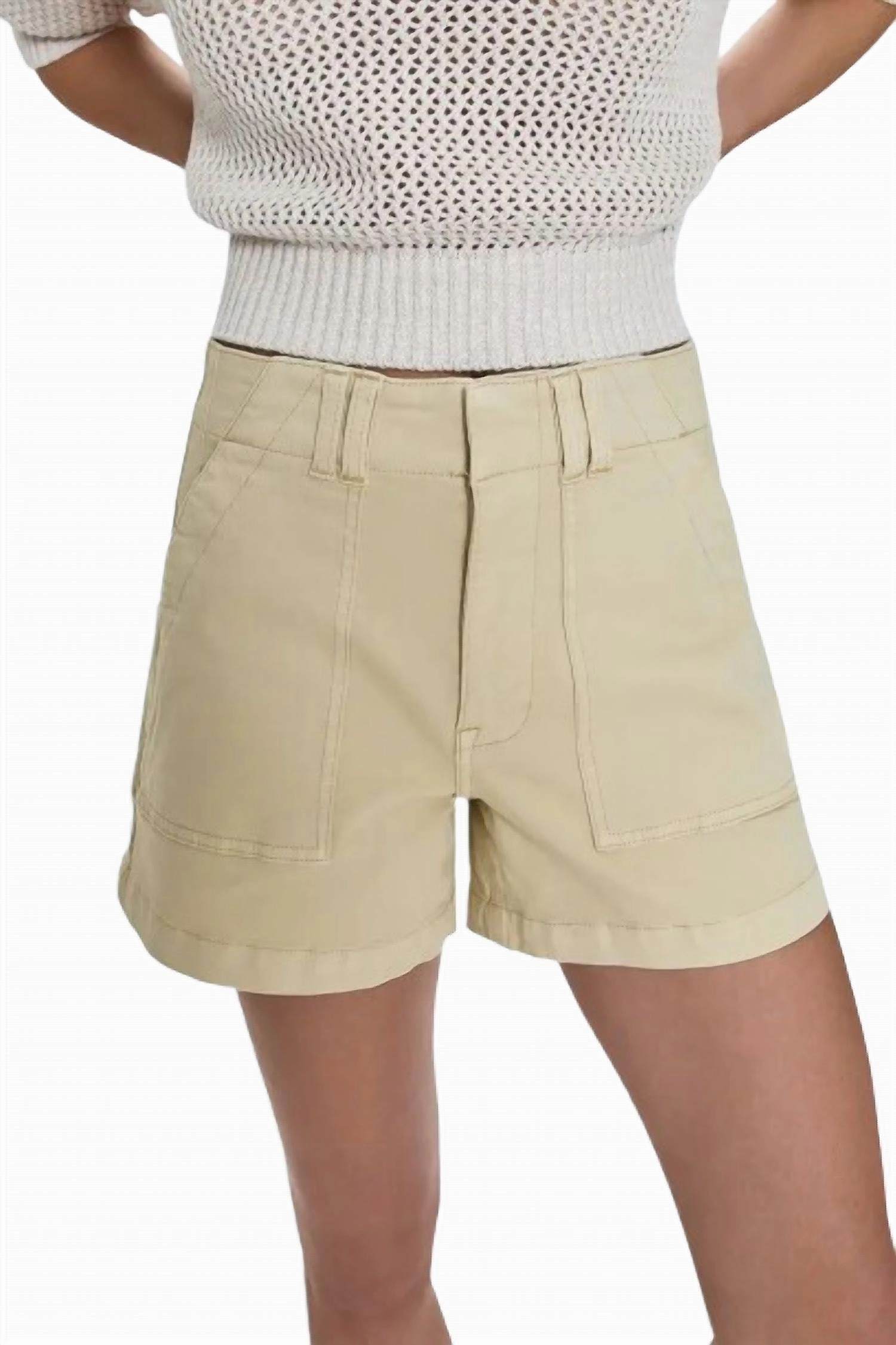 Marissa Shorts In Custard date night look Impact Absorbing Padding