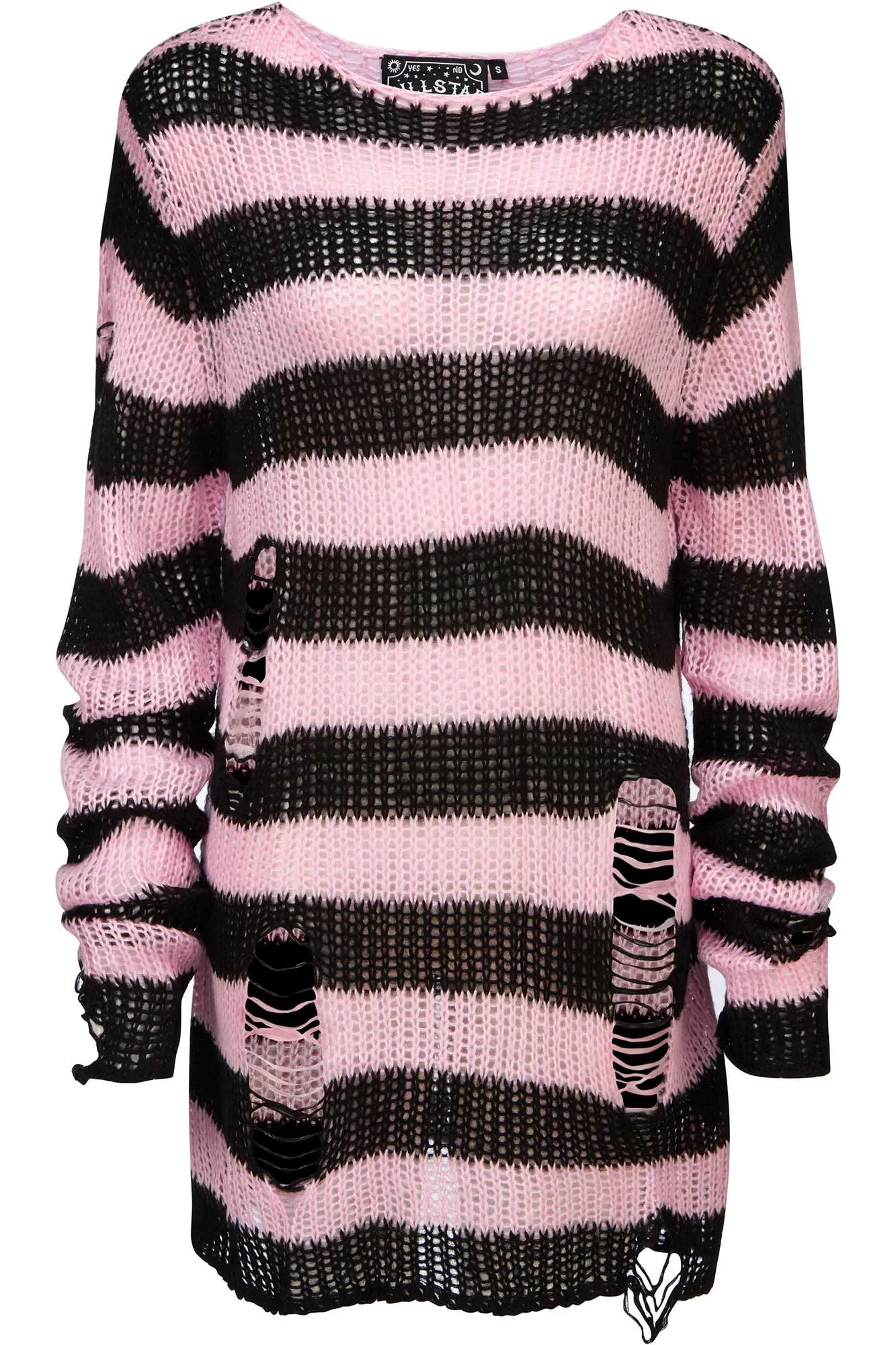 Natural Fiber Construction Bad Blossoms Knit Sweater