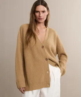 Cozy Lining Cashmere Cocoon Cardigan