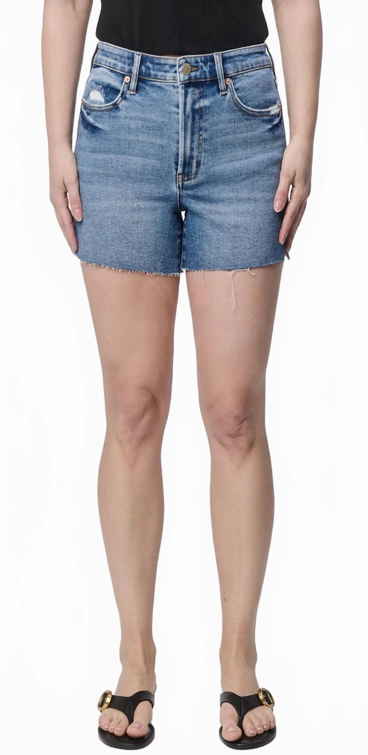 Women's Ava Shorts In Blue Simple Comfort Daily Layer