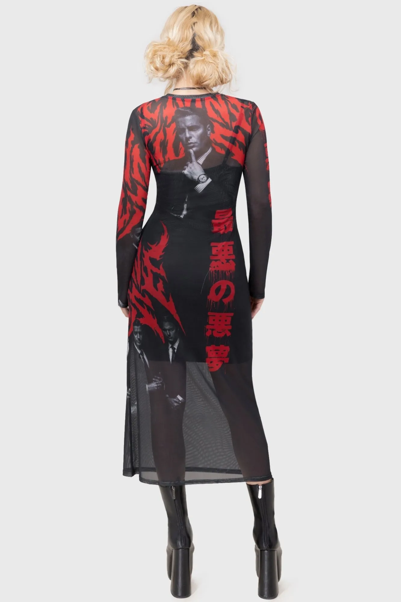 Beauty Feel Formal Style Welcome To Horrorwood Maxi Dress