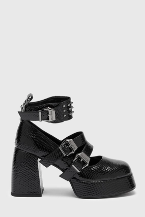 Comfortable Dress Shoes luxe feel Nightmarish Mary Janes