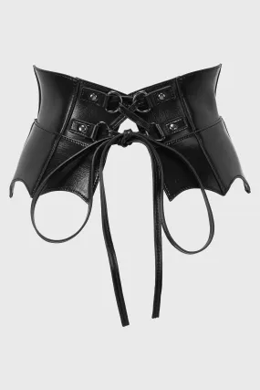 Wetland Bat Peplum Corset Athletic Wear Resilient Elasticity