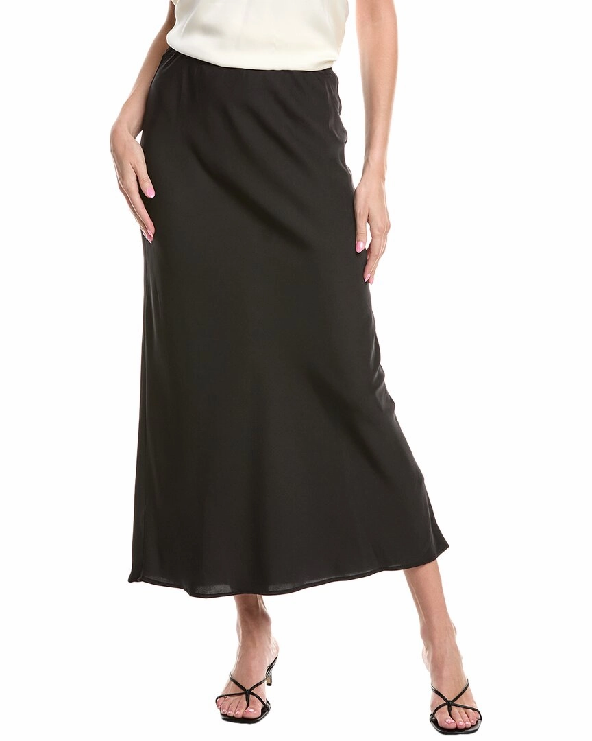 WeWoreWhat Silky Slip Skirt Simple Layers Corduroy texture