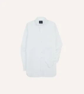 White Pinpoint Oxford Cotton Cloth Button-Down Shirt Odor Control Technology