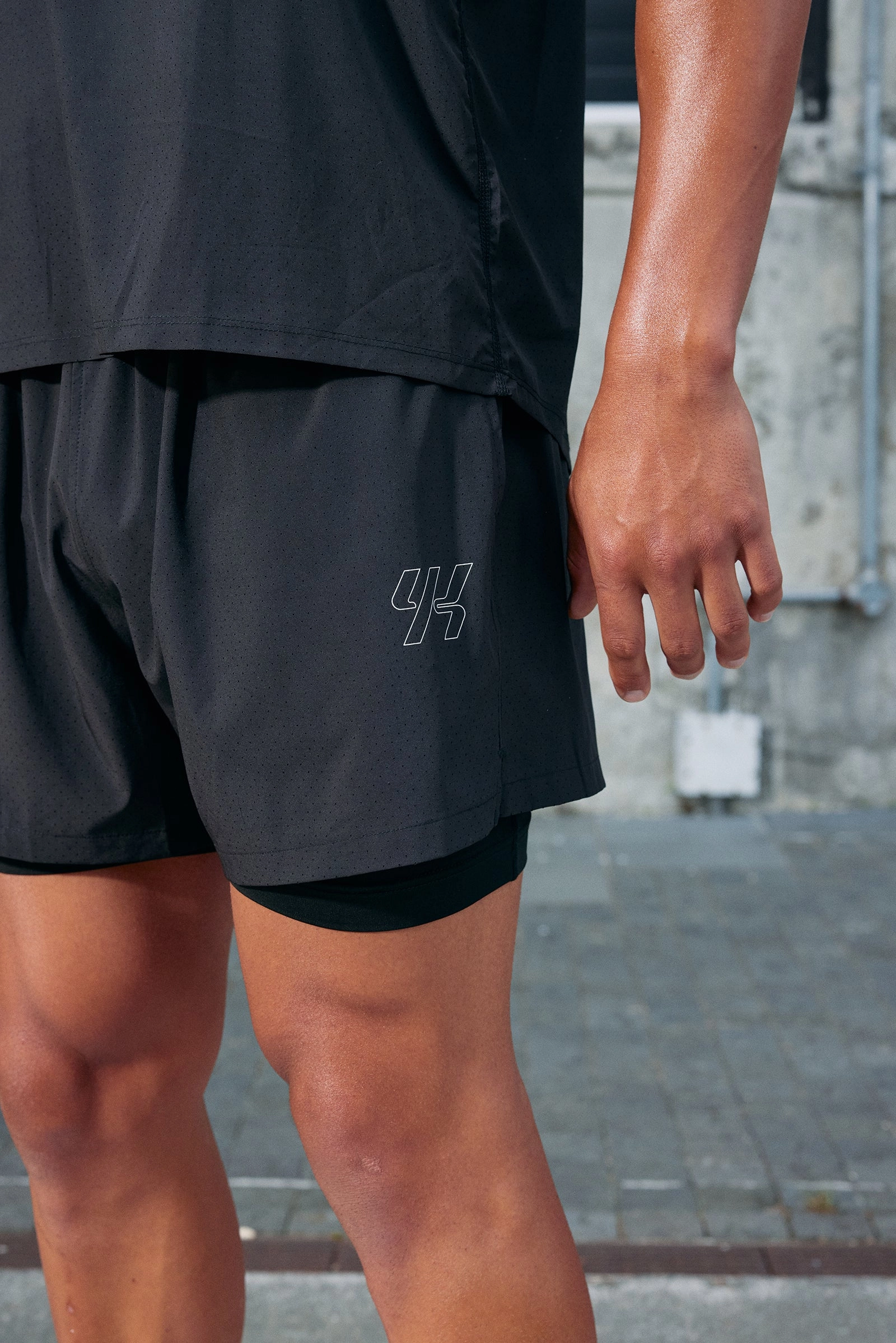 YK Move Motion Running Shorts | Black Soft Texture