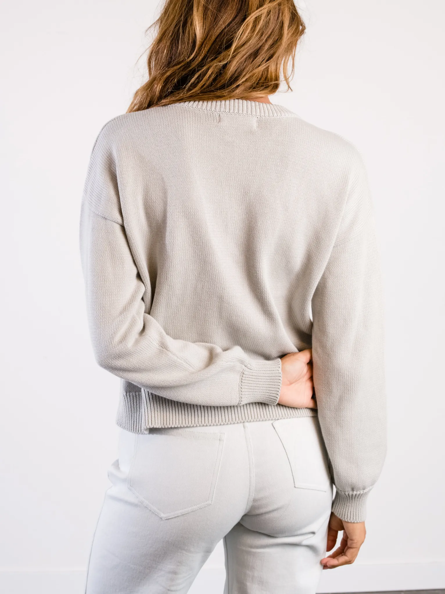 Closet Essential Willow Classic Cardigan - Chalk