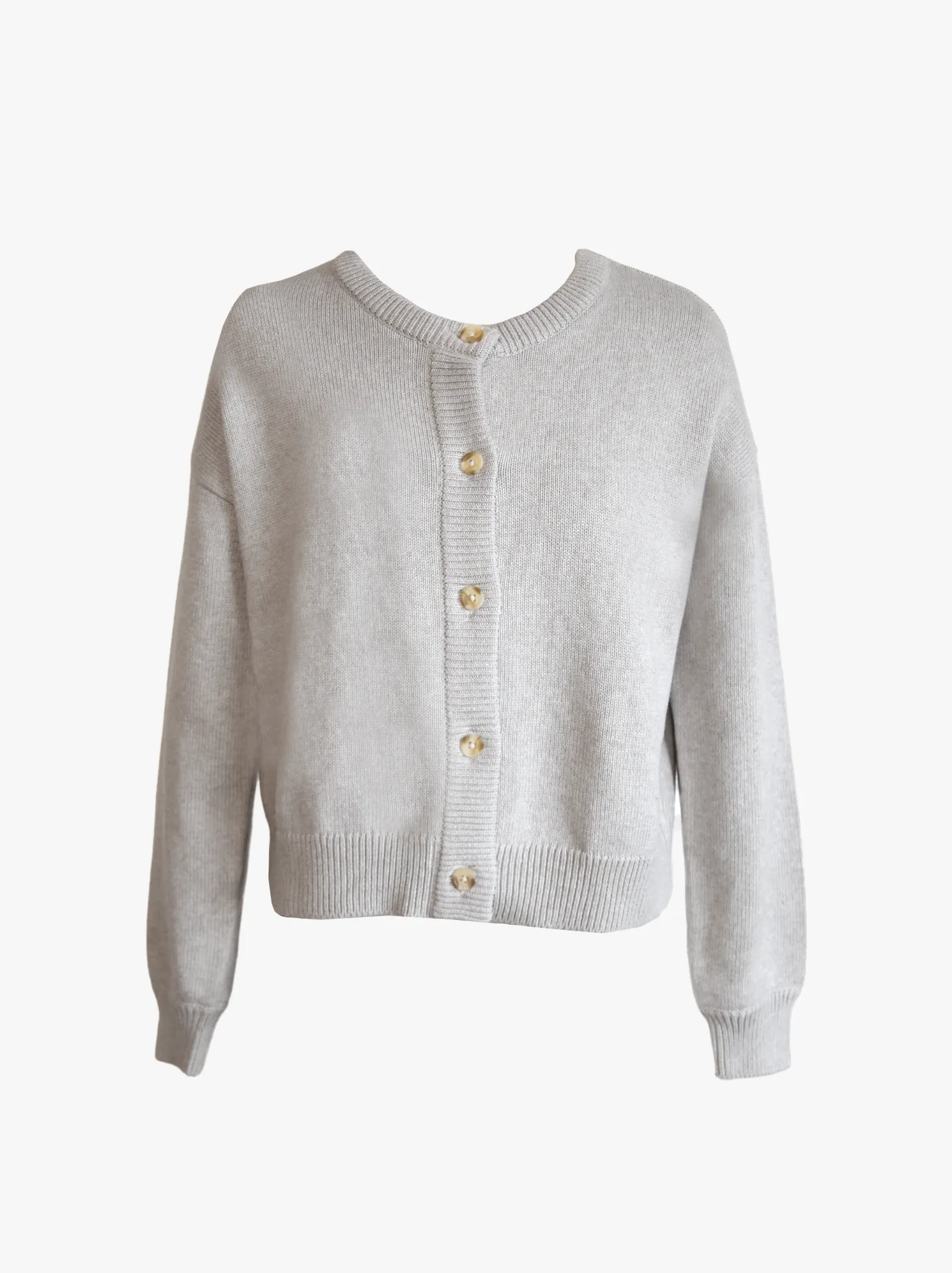 Willow Classic Cardigan - Heather Grey City Layer Street Warmth