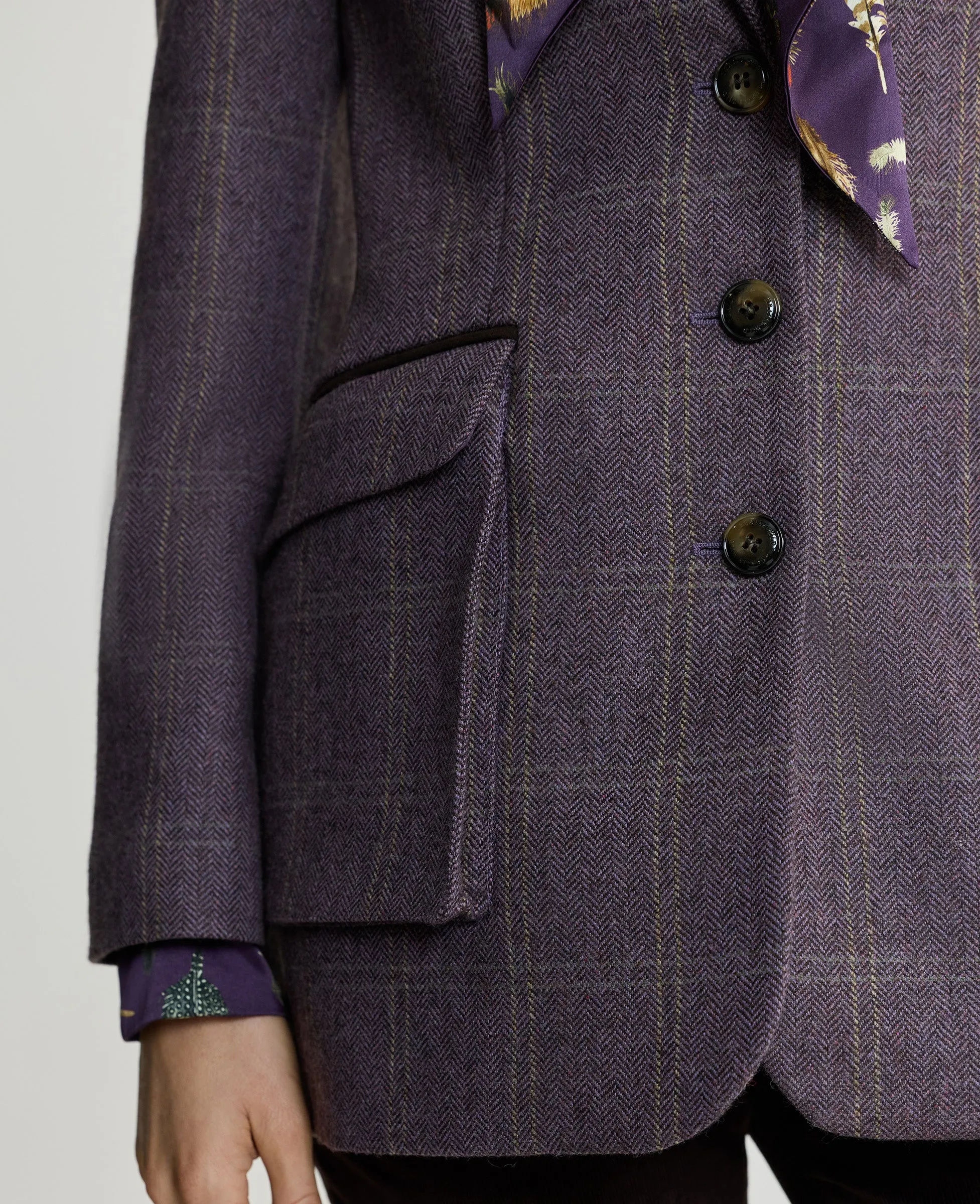 Windsor Tweed Country Jacket Taped Seam Technology Frictionless Lining