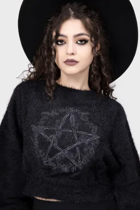 Winter Spirit Knit Sweater FrayResistant Edging