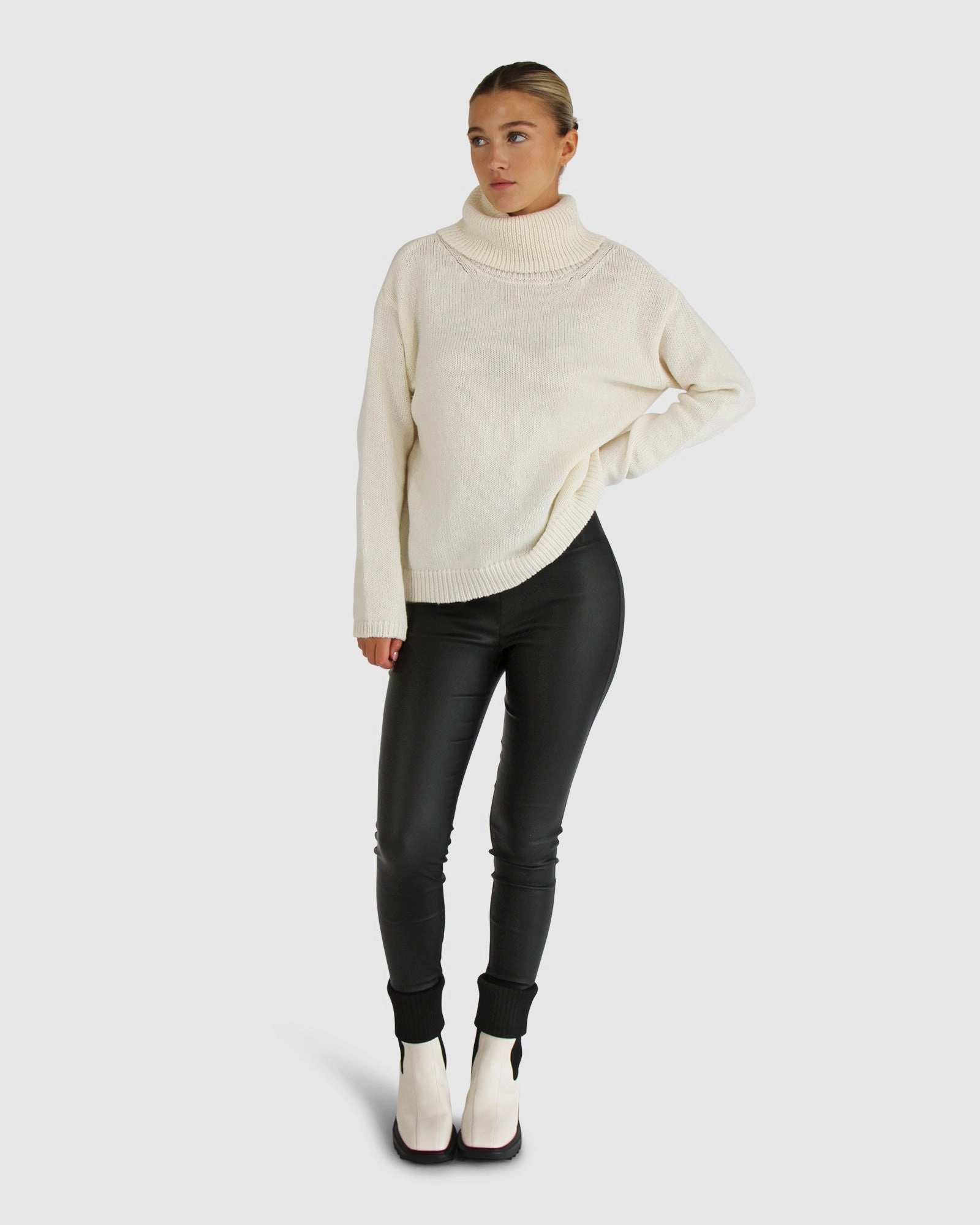 Breathable Design Thermal Lock Stitching Right Here Waiting Open Back Knit