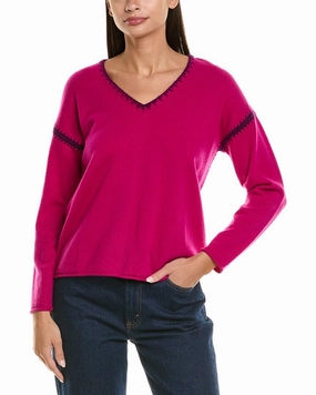 Effortless Style Johnny Was Petite Wool & Cashmere-Blend Pullover