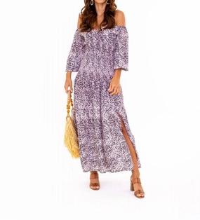 Women's Valentina Maxi Dress In Wild Essence Opaque Lining