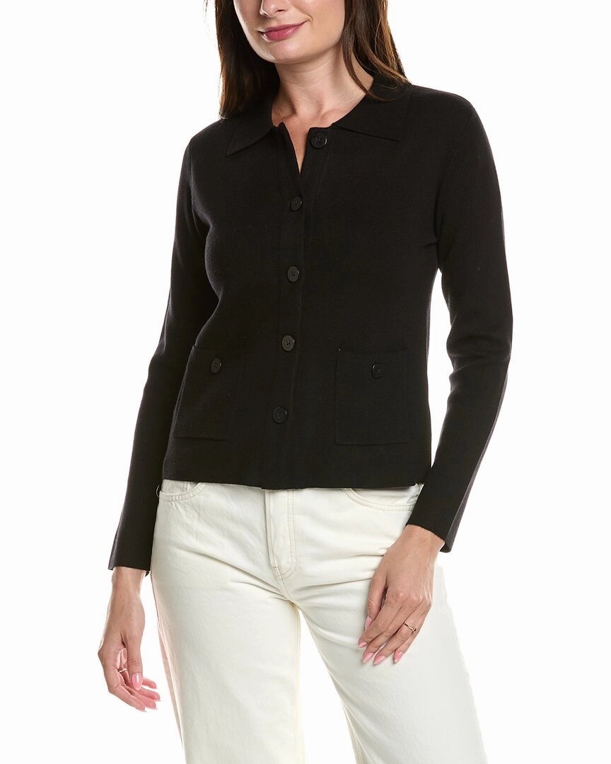 T Tahari Sweater Jacket Cold Day Outfit Warm Layers