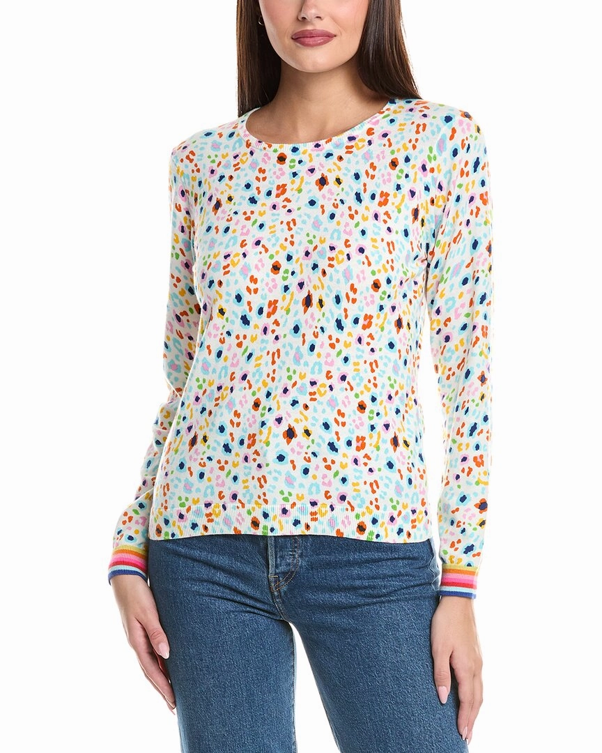 WISPR Ditsy Silk-Blend Sweater Perfect Layer Oversized Fit