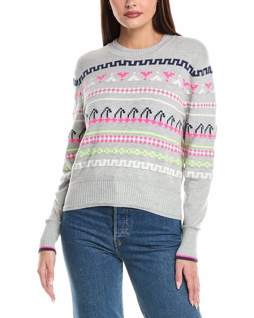 WISPR Elsie Pop Silk-Blend Sweater Tagless Neck Finish