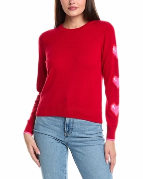 WISPR Heart Sleeve Silk-Blend Sweater Allergen Free Processing