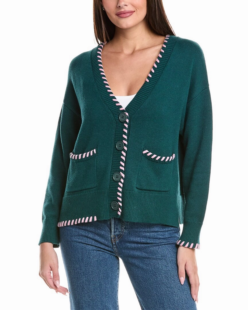Elegant Knit Zero Waste Production WISPR Parker Plait Silk-Blend Cardigan