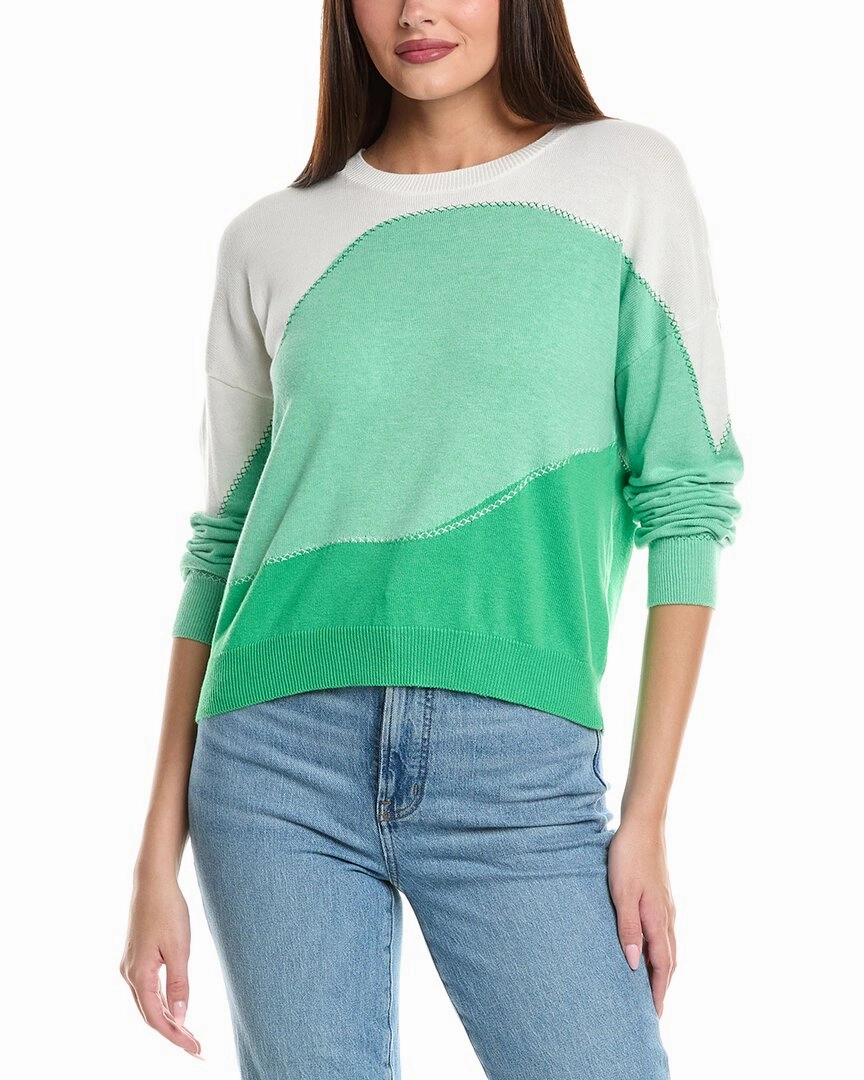 Perfect Knitwear WISPR Riley Wave Silk-Blend Sweater
